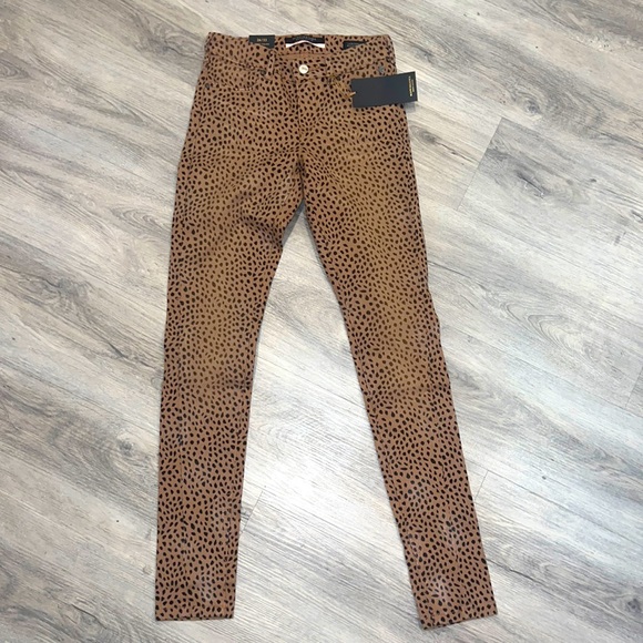 🆕 Scotch & Soda Animal Print Jeans - Picture 1 of 5